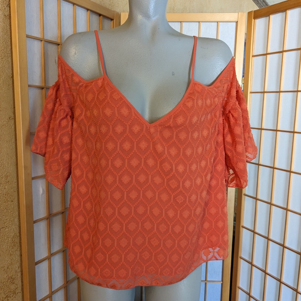 GUESS, cold shoulder top, medium, NEW with tags